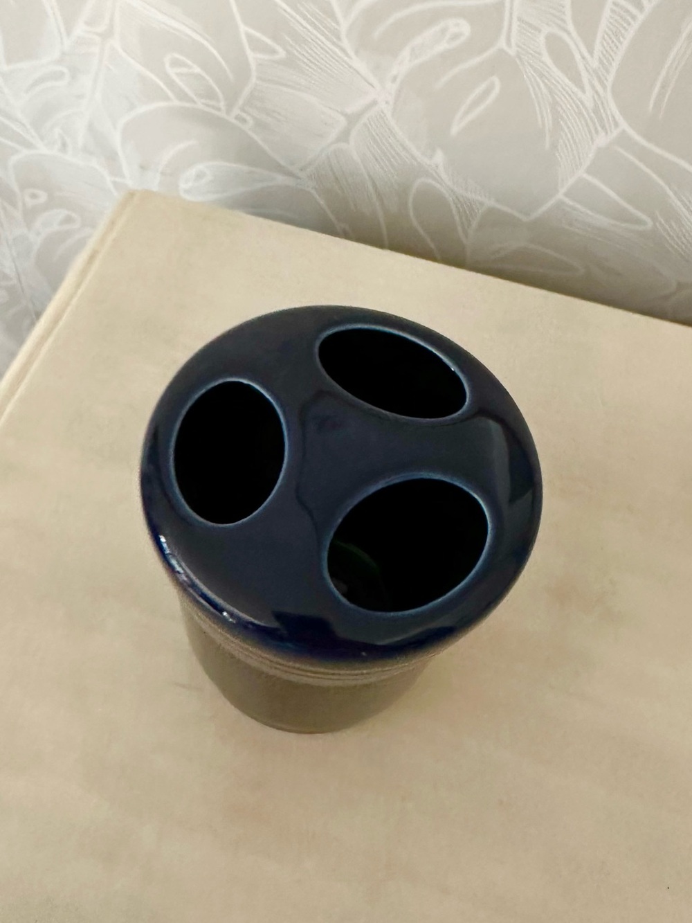Fiestaware Cobalt Blue Toothbrush/Pencil Holder